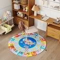 thumbnail image 2 of Janvonne Kids Educational Area Rug for Learning USA Map,Alphabet, Numbers, Colors, Season ,Non-Slip Machine washable Carpet for Nursery, Playroom,40in, 2 of 9