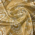 thumbnail image 5 of Ambesonne Antique Oriental Window Valance, Curvy Flowers Art, 54" X 18", Pale Coffee Eggshell, 5 of 5