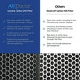 thumbnail image 6 of AirDoctor 2000 Genuine Carbon VOC Replacement Filter with Pre-Filter, 11.5x11.5x1 in., MERV 14, 1-Pack, 6 of 10