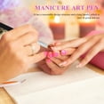 thumbnail image 4 of WESIEVYA 8Pcs Tiny Nail Brush For Striped Patterns And Diy Nail Art With Long Handle, 4 of 4
