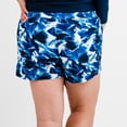 thumbnail image 2 of Calypsa Women's and Women's Plus Elasticized Waistband 2"- 3" Board Shorts with Drawstring, 2 of 2