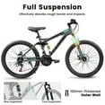 thumbnail image 2 of Bicicleta de montaña de suspensión completa de 27,5 pulgadas, amortiguadores dobles delanteros y traseros, frenos de disco mecánicos, 21 velocidades, adecuado para hombres y mujeres, 2 of 5