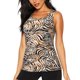 thumbnail image 1 of Balery Watercolor Zebra Camiseta sin mangas estampada ligera para mujer, tops de entrenamiento sin mangas, camisetas de yoga transpirables de secado rápido.-XX-Large, 1 of 7