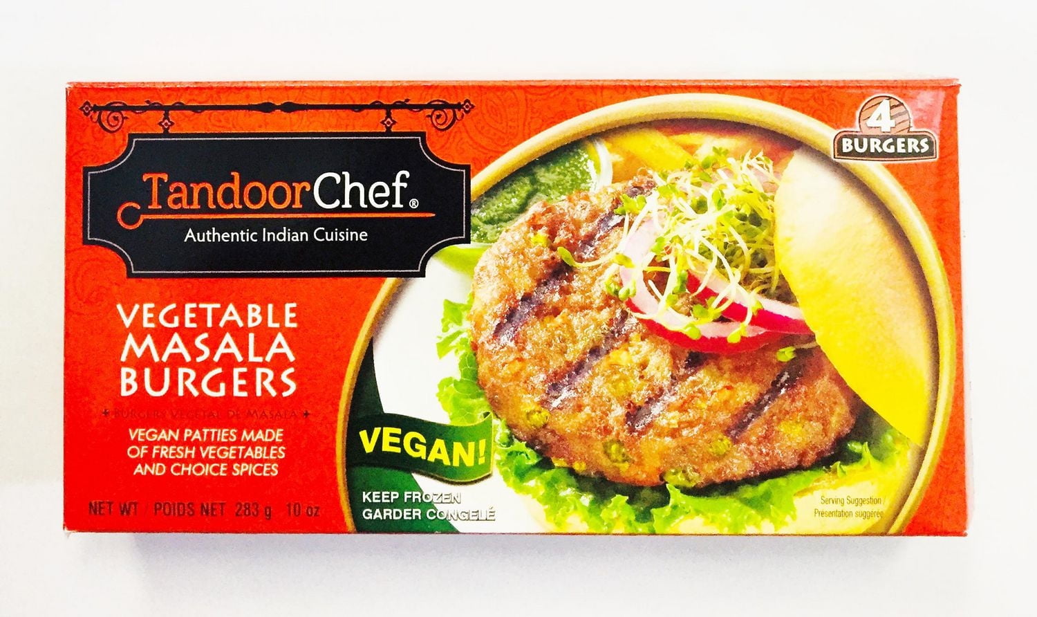 TANDOOR CHEF Veg Masala Burger, 283 g(10 oz)
