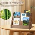 thumbnail image 3 of Greeting Card Display Stand Wood Postcard Display Stand 4 Layer Decorative Shelves Easy to Install Greeting Card Organizer Suitable for Parties, 3 of 10