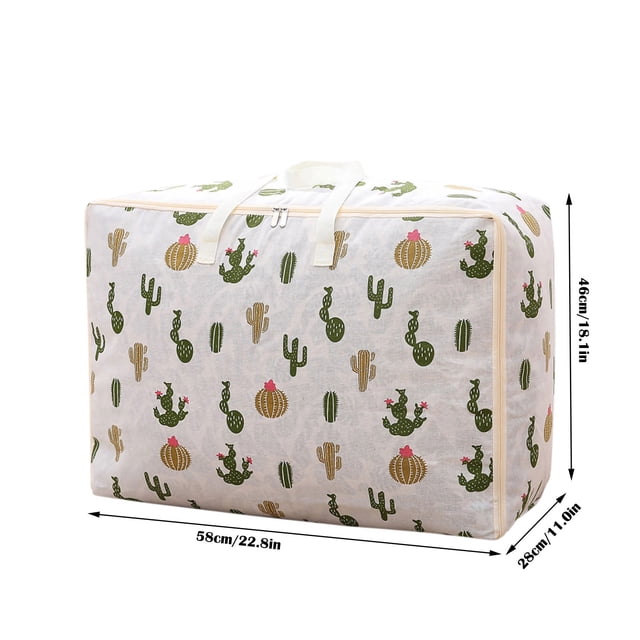 Agiferg Sac de Rangement Grande Capacité avec Poignée Sac de Rangement Grande Capacité Seau de Rangement Pliable pour Couette Couverture et Oreiller