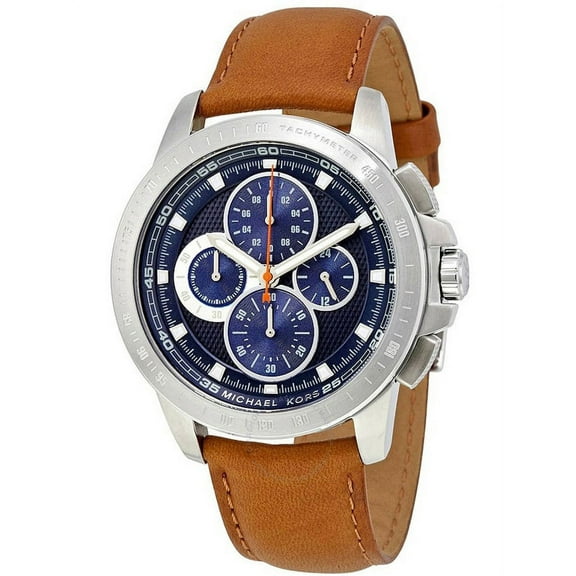 Michael Kors Men's Ryker Chronograph Leather Watch, MK8518