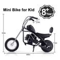 thumbnail image 2 of TOXOZERS 50cc Mini Bike,Gas-Powered EPA Approved Mini Dirt Bike with 12.5" 10" Tires,Pull Start,1L Tank,20MPH Top Speed,Upgraded, 2 of 5
