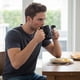 thumbnail image 2 of Taza de café novedosa para hombre, diseño creativo de chaqueta de motociclista, taza de resina de 200 ml, regalo único para amantes del café, amantes del té, regalo de cumpleaños y vacaciones., 2 of 8