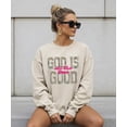 thumbnail image 6 of Camo God Is Good All The Time Sweatshirt for Women - Christian Faith Pullover Sand Sweatshirt Adult Large, 6 of 7