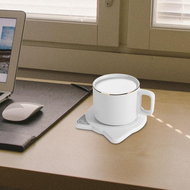 Chauffe-café Intelligent 2 Vitesses pour Thé Bière Café Blanc