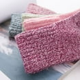 thumbnail image 6 of Zhaomeidaxi Solid Color Socks, Winter Soft and Thick Knitted Round-toe Socks, Cut Slippery Unisex 5 Pairs, 6 of 9