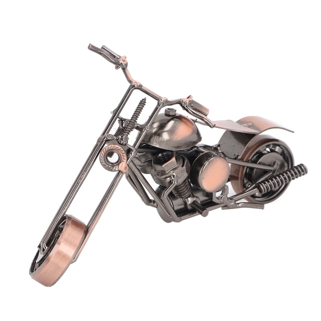 Vintage Iron Motorbike Model, Vintage Iron Motorcycle Toy Exquisite Craftsmanship For Home