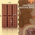 thumbnail image 3 of Molde de silicona para barras de chocolate HKNMTT, 10 moldes profundos a presión, 3 of 6