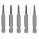 thumbnail image 2 of Herramienta Extractora De Tornillos De Gran Dureza, Juego De Extractores De Tornillos, 5 Piezas De Resistencia Al Desgaste, Pernos De Grado 8.8-12.9 Para Tornillos Rotos, 2 of 7