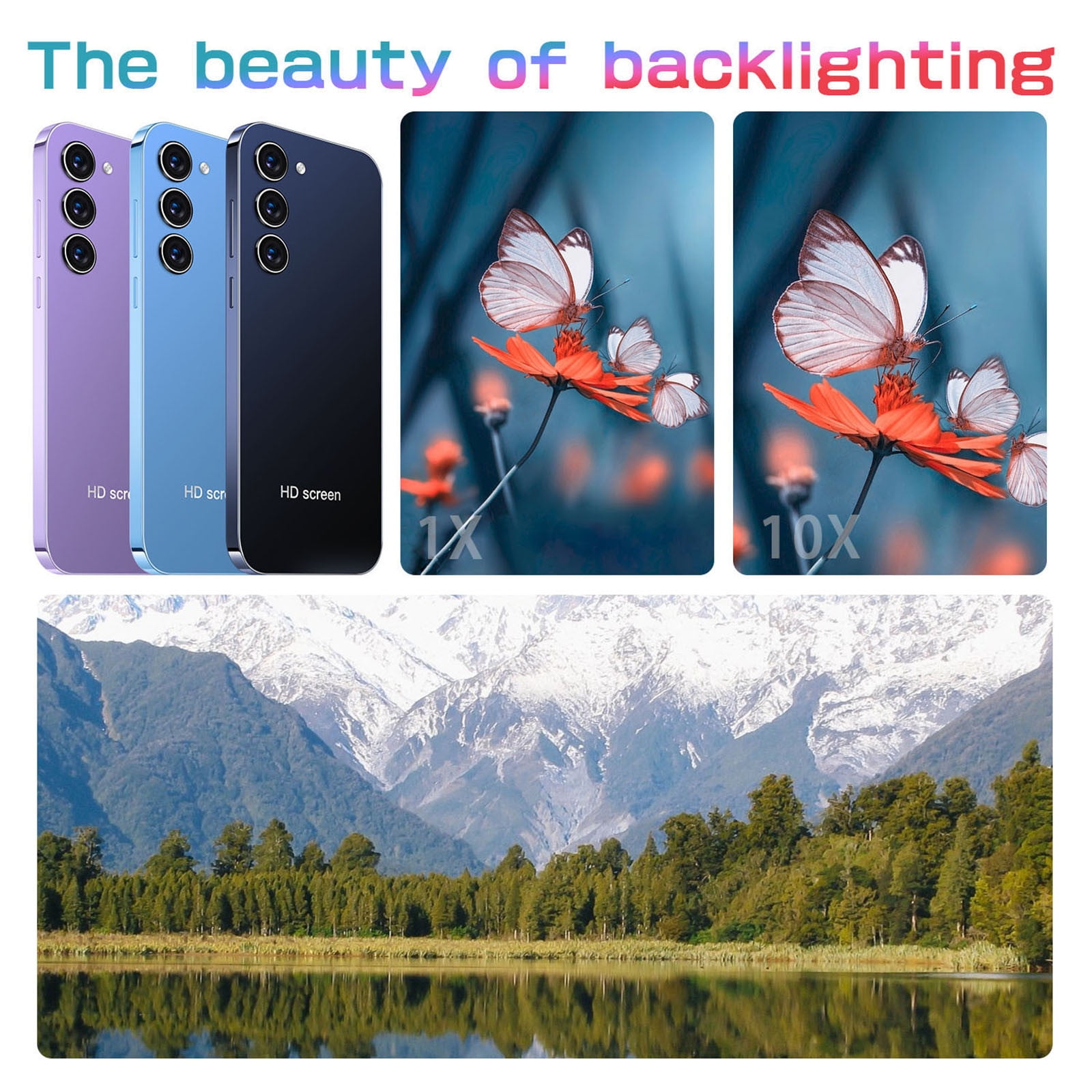 HOMBOTI Cell Phone Clearance Unlocked Phone S23 Smartphone 5-inch 512mb+ 4Gmemory 1500mAh-long , Exquisite Outdoor Sports Phone