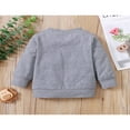 thumbnail image 2 of Baby Sweatshirt Letter Print Long Sleeve  Neck Pullover, 2 of 5