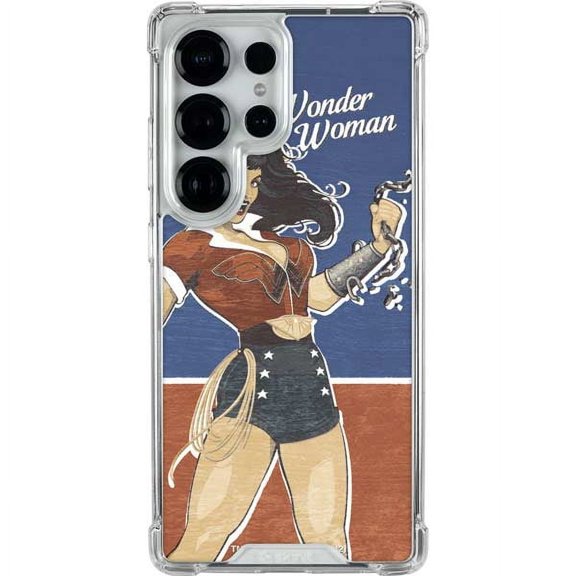 Skinit DC Comics Bombshells Wonder Woman Bombshell Galaxy S25 Ultra Clear Case
