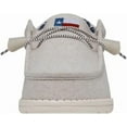 thumbnail image 4 of HEYDUDE HEYDYDE Wally Texas Canvas Off White Men's Size 9, 4 of 7