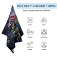 thumbnail image 2 of Independence Day Of The United States Flag Beach Towel, Microfiber Beach TowelsAbsorbent, Compact, Beach Blanket, Lightweight Towel for The Swimming, 2 of 7