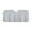 Silver, variant on RKZDSR Front Windshield Sun Shade - Accordion Folding Double-sided Auto Sunshade For Medium And Small Car 51 X 23 Inch (Gray)