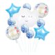 thumbnail image 1 of Globos Happy Birthday Feliz Cumpleaños Nubes Estrellas 3LionBrands HG0121, 1 of 1