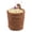 Brown, variant on Yanxiao Hoppers Popcorn Bucket, Yellow Popcorn Tub Hoppers Dam Popcorn Bucket, Food Grade Plastic Container for Movie Night Theater Themed Party Fans Collectible Gift
