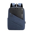 thumbnail image 1 of Mochila de negocios de gran capacidad, portátil para hombres, bolsa de viaje para la oficina y compras. Azul, 1 of 9