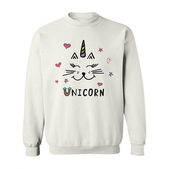 Unicorn Cat! Sweatshirt Women -Image by Shutterstock, Female 4X-Large