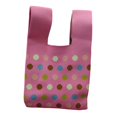 thumbnail image 2 of Knitted Shoulder Wrist Bag Purse Underarm Bag for Beach Party Festivals Gift Pink, 2 of 9