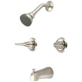 thumbnail image 1 of Accent P-1250-BN Two Handle Tub & Shower Set - Brushed Nickel, 1 of 1