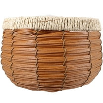 Woven Planter Basket Natural Handwoven Plant Pot Container Farmhouse Planter Rattan Basket