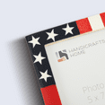 thumbnail image 2 of Handicrafts Home Photo Picture Frames 5x7 Manhattan Patriot Set of 2 US Flag Gift Pack, 2 of 6