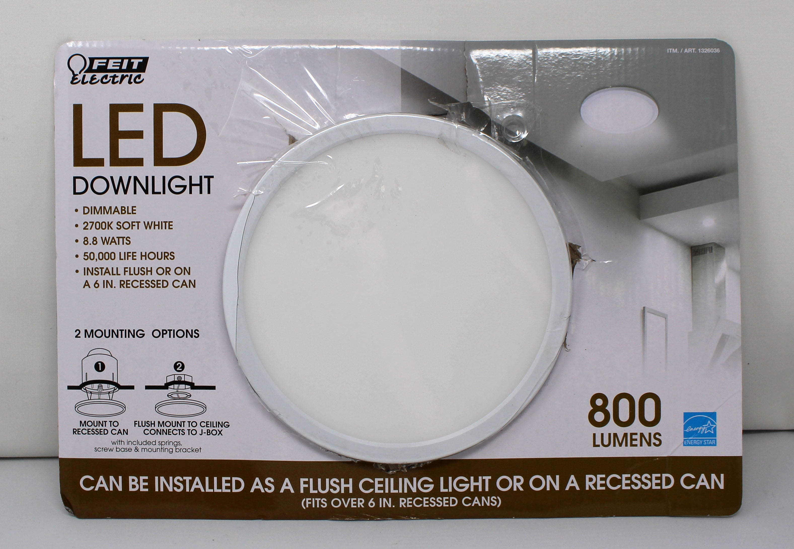 Details about   Feit Electric LED Downlight Flush Ceiling Light Or Recessed Qty x3 