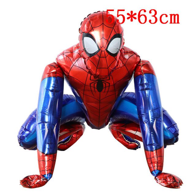 Globo de aluminio de superhéroe para niños, decoración de fiesta de cumpleaños, juguete inflable para Baby Shower, globo de aire de Marvel, suministros