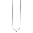 thumbnail image 2 of Sterling Silver Polished V-Shape Necklace QG5474, 2 of 3