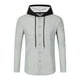 thumbnail image 4 of pstuiky camisas de manga larga para hombre, Sudadera con capucha y manga larga para hombre, estilo casual, color liso, estilo blusa Tops de talla grande para hombre s, 4 of 9