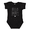 Black, variant on Unisex Infant Hello Daddy Bodysuit, Blue, Newborn, 1-Piece