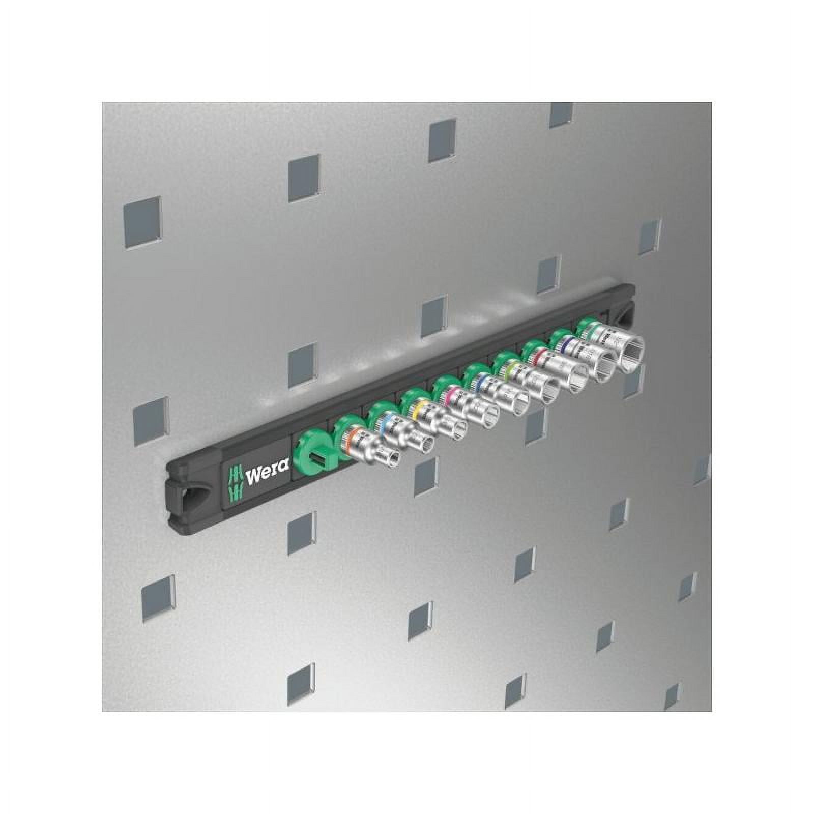 Wera 005430 Metric 3/8" Drive Zyklop Socket Set with Magnetic Holder, 9 Pieces