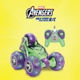 thumbnail image 2 of Jada Marvel Hulk Stunt RC Car with 5-Wheel Drift and Turbo USB, 2 of 15
