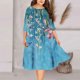 thumbnail image 1 of ICHUANYI Liquidación Mujer Moda Temperamento Mangas Impresas Cuello Redondo Vestido De Gran Tamaño ICHUANYI WER202308251900, 1 of 8