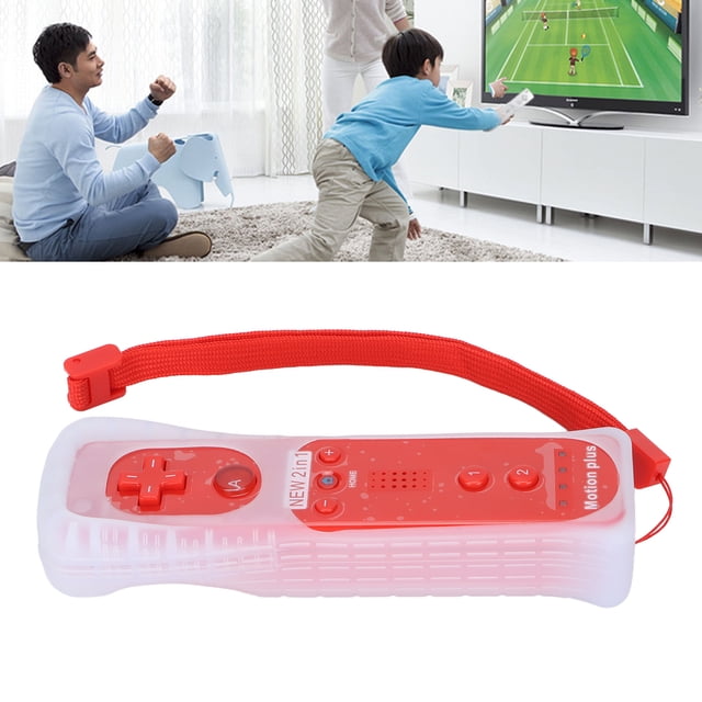 LHCER Télécommande Fonction Vibration Son Manette Accessoires de Console de Jeu avec Motion Plus pour Télécommande Sans Fil