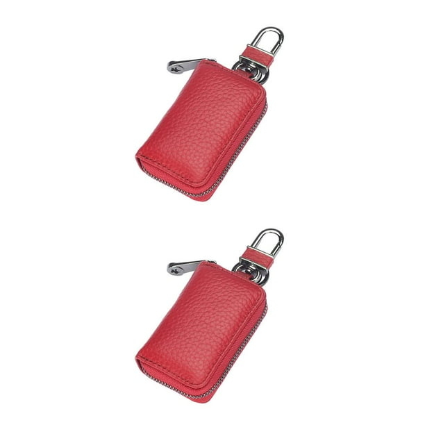 Cartera de cuero Sonducket Vino rojo 2Conjunto