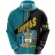 thumbnail image 3 of Sudadera con capucha y cremallera con la bandera de las Bahamas, emblema nacional de las Bahamas, estampado 3D, para hombre y mujer, sudaderas de gran tamaño, 3 of 5