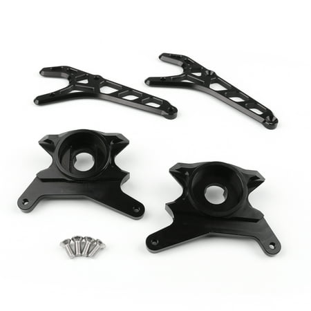 Areyourshop CNC Rear Wheel Axle Stand Pick Up Hook Set For 2013-2016 Yamaha MT-07 FZ-07 BLK