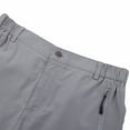 thumbnail image 4 of COEVALS CLUB Men's Hiking Cargo Shorts 9" Quick Dry Waterproof Fishing Golf Lightweight Outdoor 5-Pocket Stretch Shorts(Grey 1# Medium), 4 of 7
