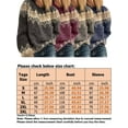 thumbnail image 2 of Gomelly Ladies Knitted Sweaters Crew Neck Sweater Knitwear Jumper Tops Women Loose Chic Pullover Winter Warm Black S, 2 of 2