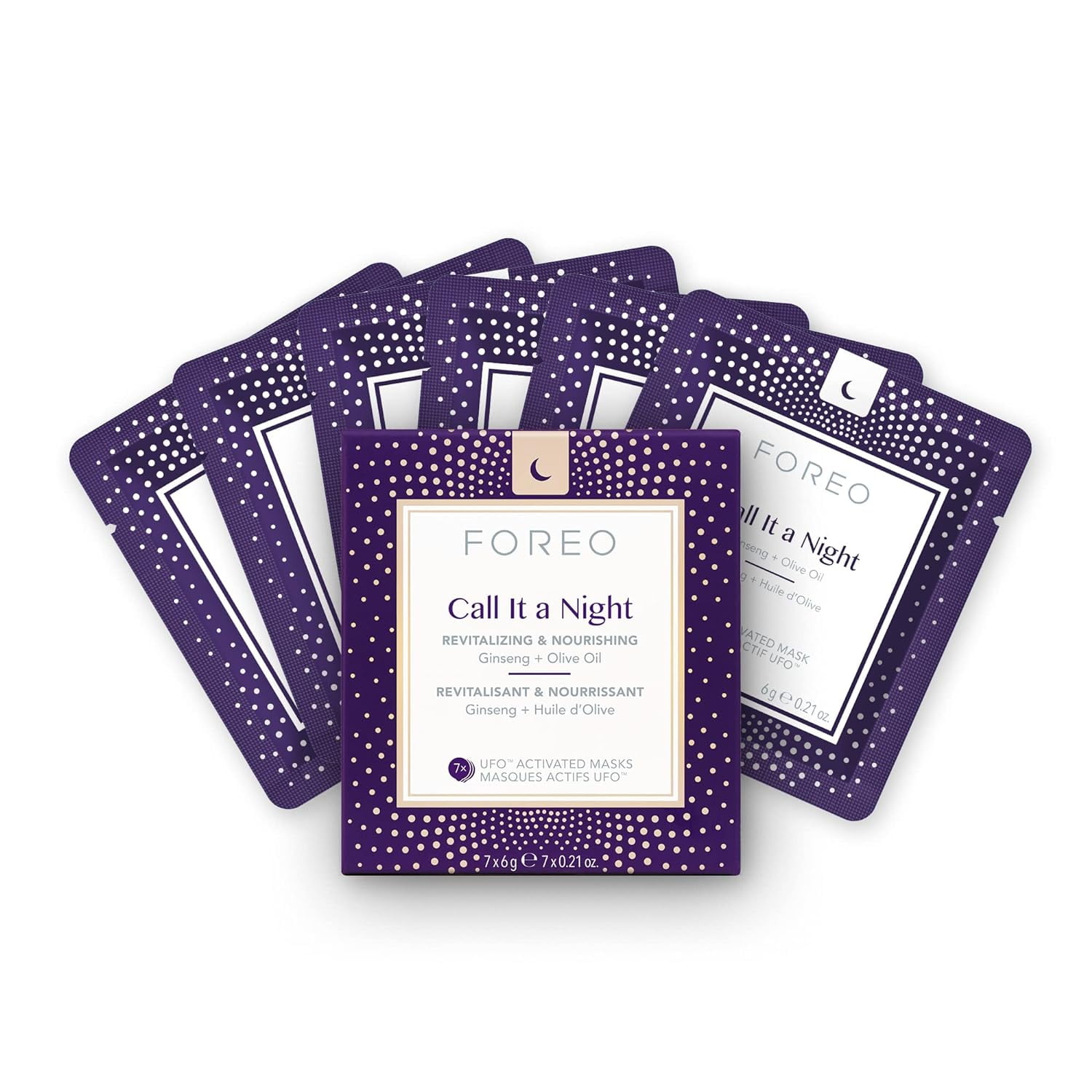 Foreo Call It a Night UFO Ginseng And Olive Oil Activated Foreo Call It a Night UFO Ginseng And Olive Oil Activated