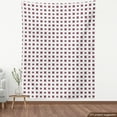 thumbnail image 4 of Ambesonne Spanish Tile Fabric by the Yard Upholstery, Triangle Flower Motif, 2 Yards, Dark Pink Dark Violet, 4 of 5