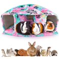 thumbnail image 1 of Cozy Guinea Pig Hideout: Plush Bed with Non-Slip Design, Easy to Clean Accessories for Guinea Pig, Rabbit, Hamster & More, 1 of 4
